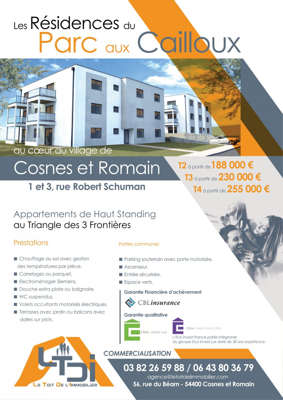 Appartement 3 pièces - 79m² - COSNES ET ROMAIN