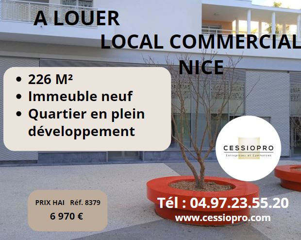 Local commercial  - 226m² - NICE