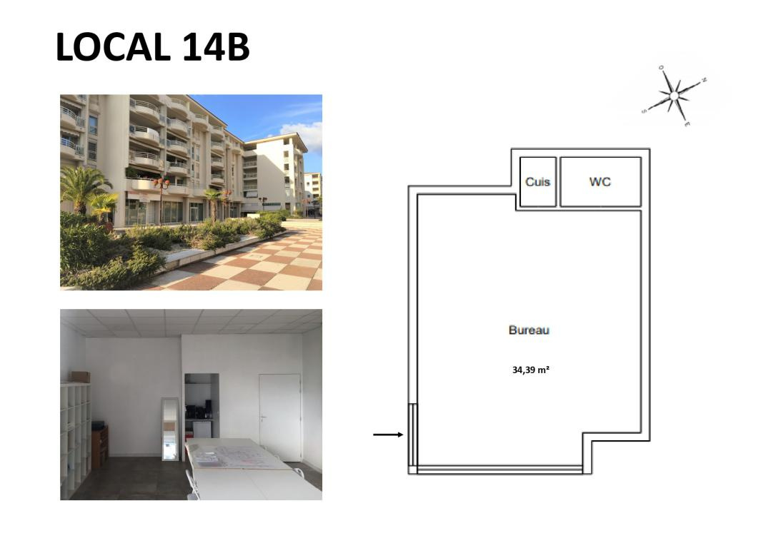 Local commercial  - 34m² - ANTIBES