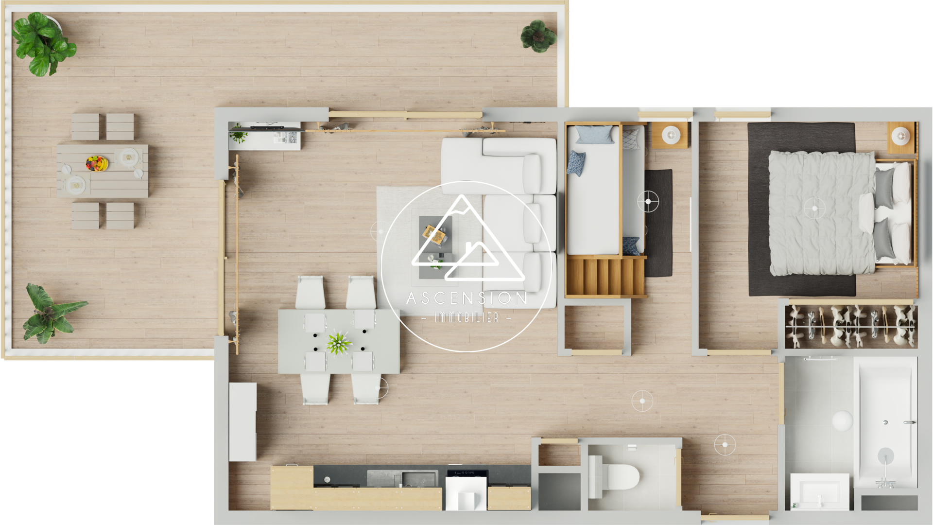 Appartement 2 pièces - 50m² - MORZINE