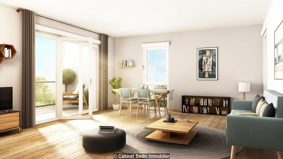 Appartement 3 pièces - 67m² - VILLENAVE D ORNON