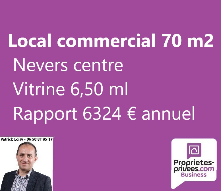Local commercial  - 70m² - NEVERS