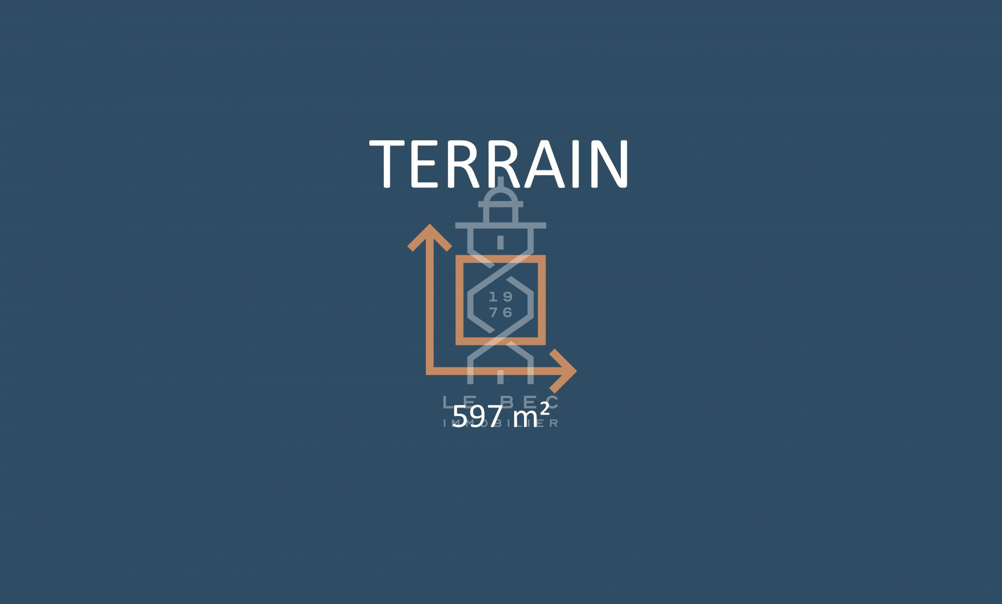 Terrain  - 597m² - MERLEVENEZ