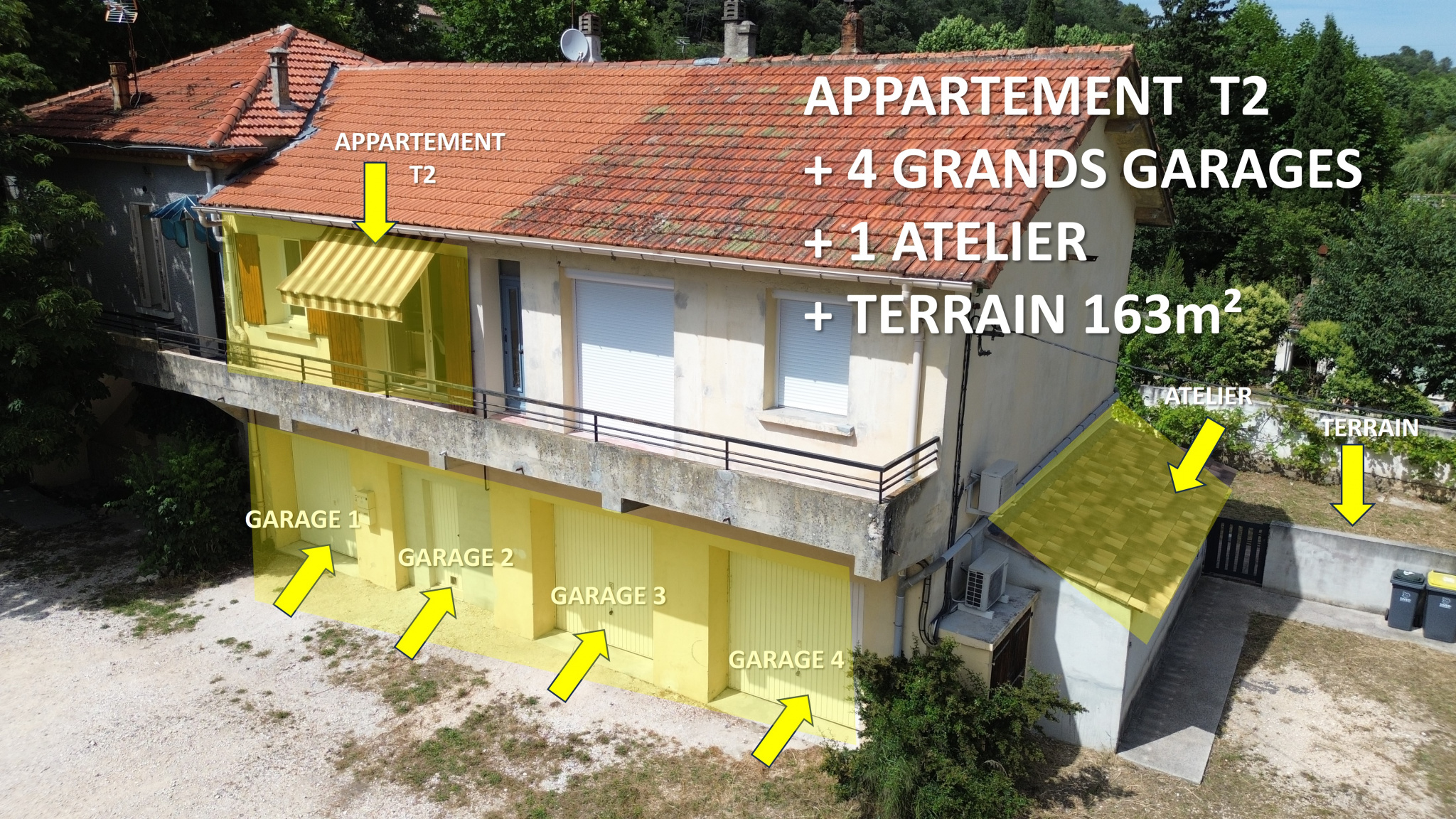 Appartement 2 pièces - 47m² - MEOUNES LES MONTRIEUX