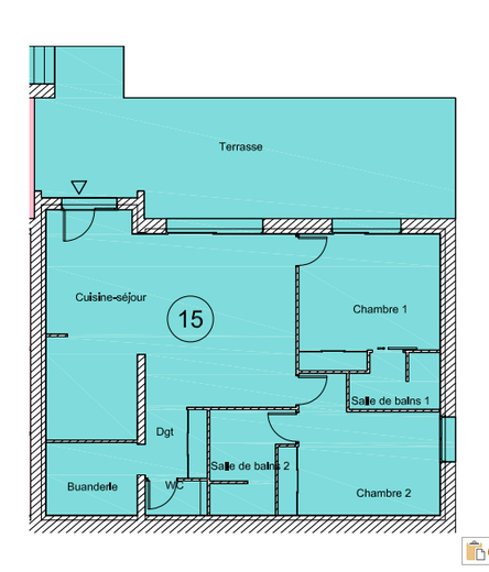 Appartement 3 pièces - 91m² - ST LAURENT EN GRANDVAUX