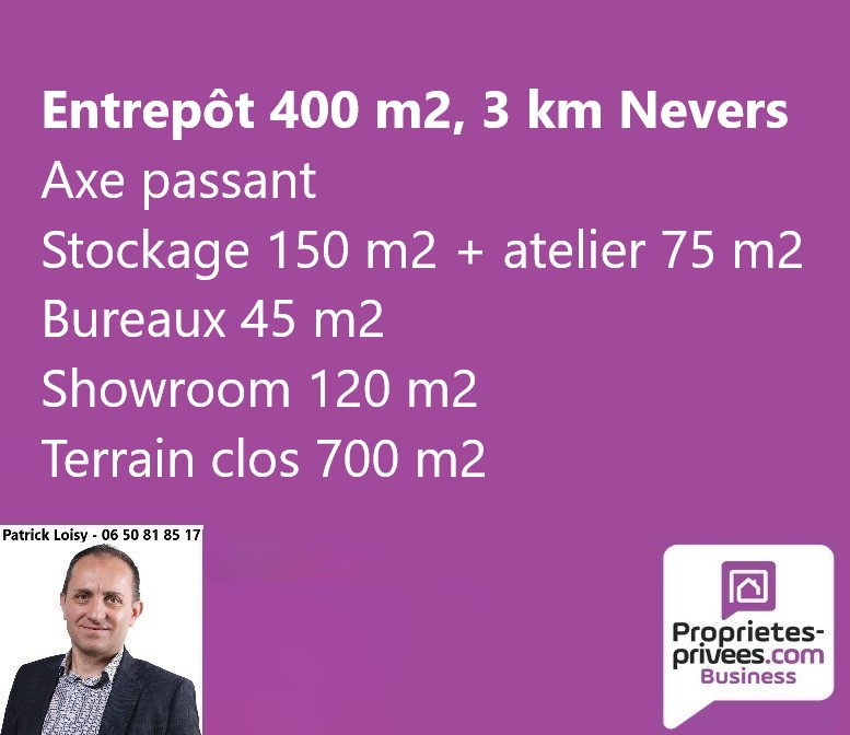Local industriel  - 400m² - NEVERS