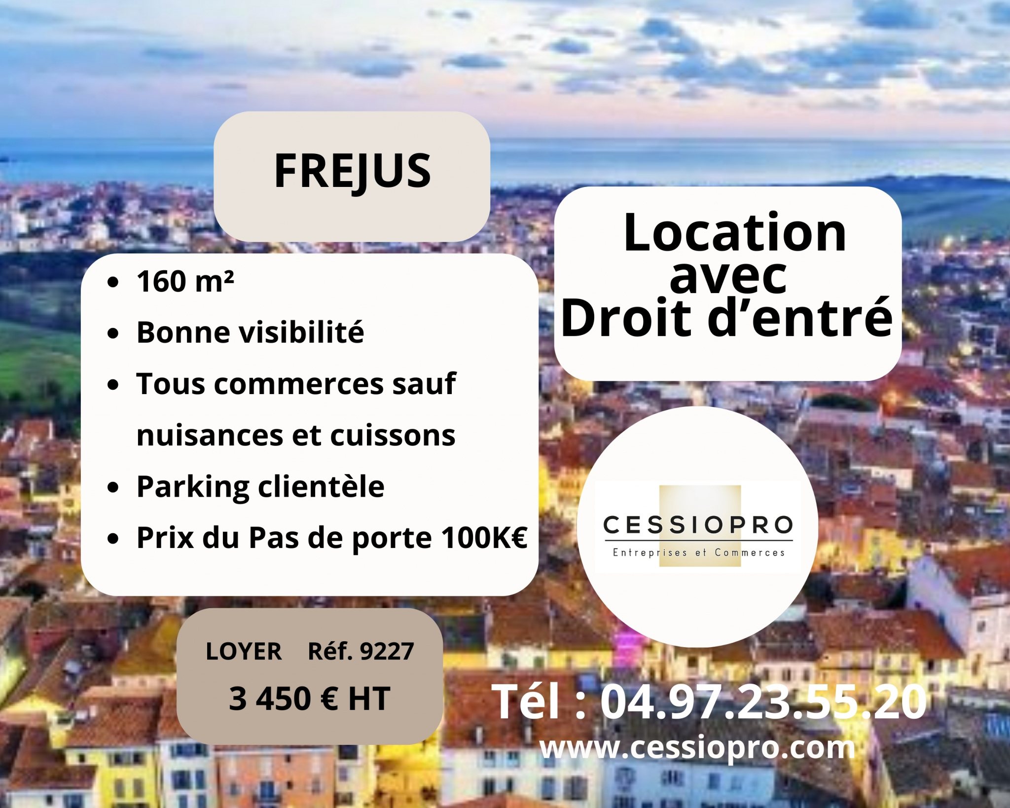 Local commercial  - 160m² - FREJUS