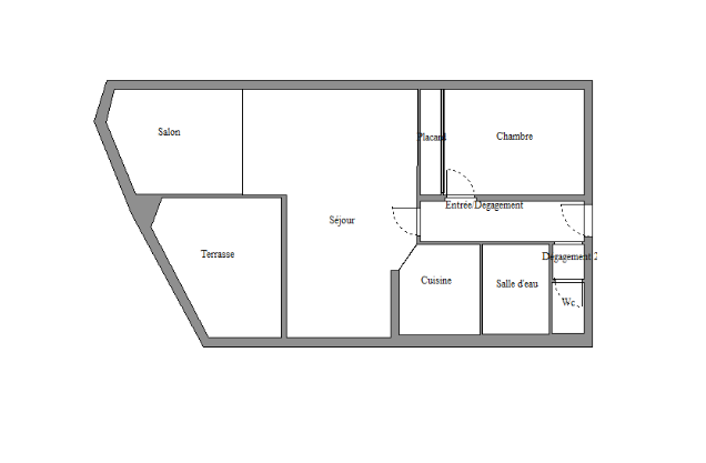 Appartement 3 pièces - 55m² - LA GRANDE MOTTE