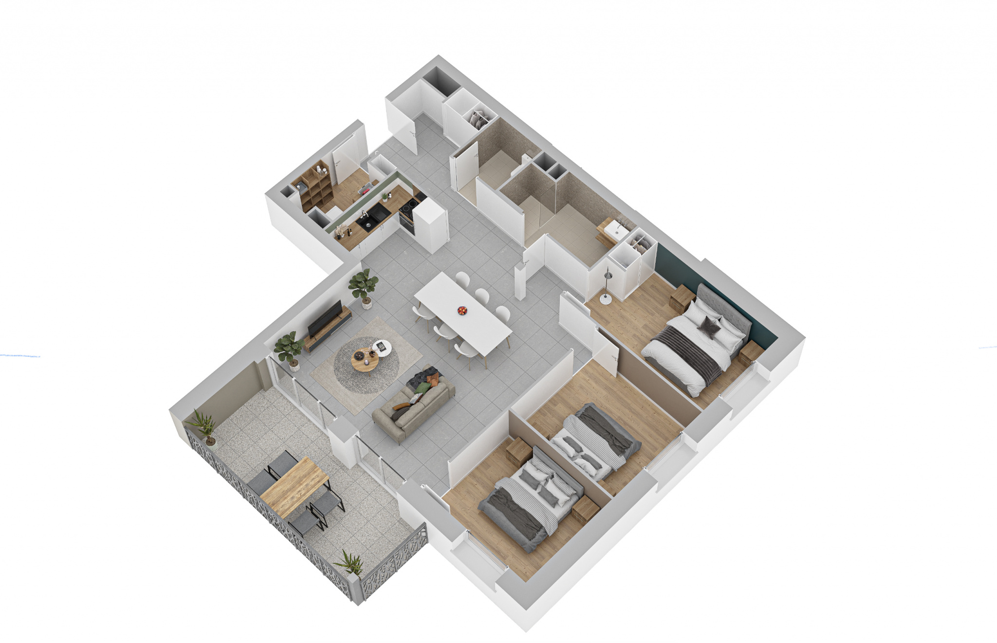 Appartement 4 pièces - 94m² - BESANCON BESANCON