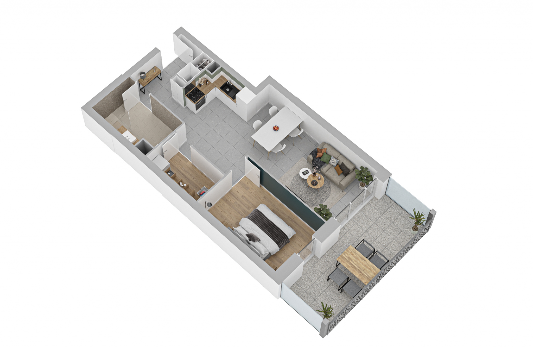 Appartement 2 pièces - 54m² - BESANCON