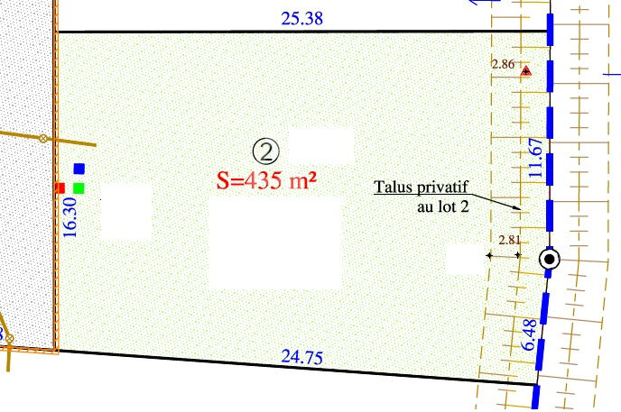 Terrain  - 435m²