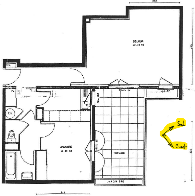Appartement 2 pièces - 52m² - MONTROUGE