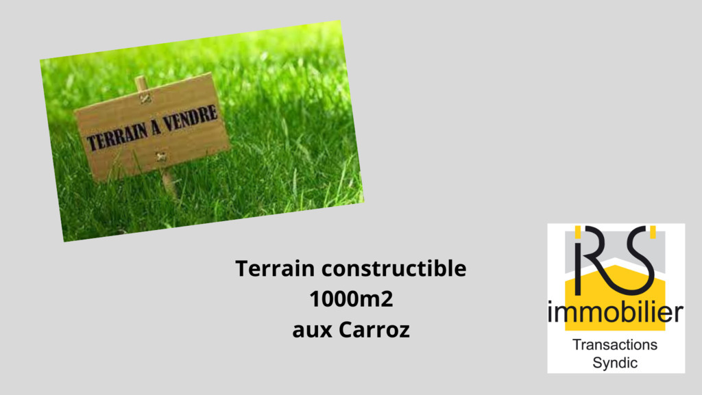 Terrain  - 1 000m² - LES CARROZ D ARACHES