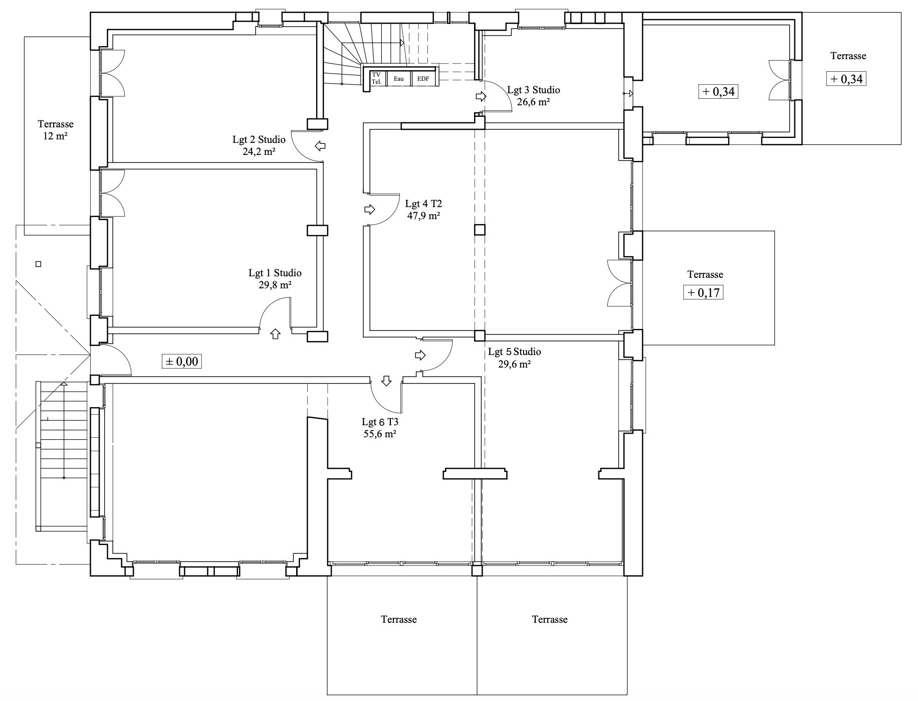 Appartement 1 pièce - 24m² - LES GETS