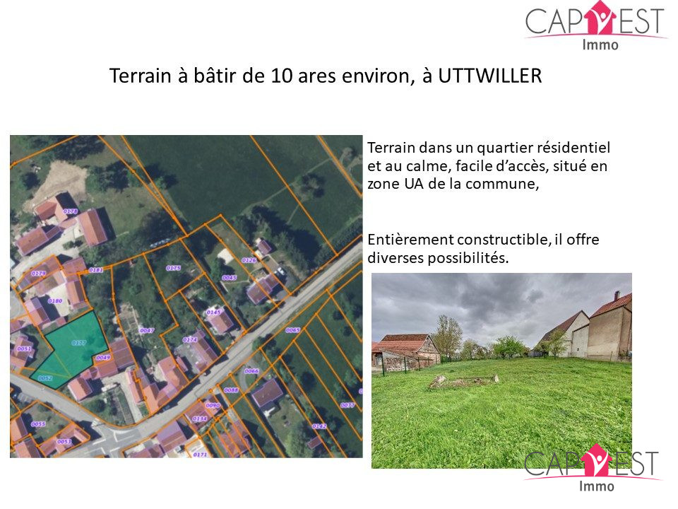 Terrain  - 1 000m² - UTTWILLER