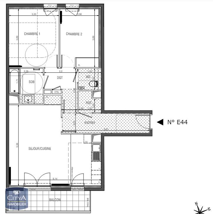 Appartement 3 pièces - 72m² - RUEIL MALMAISON