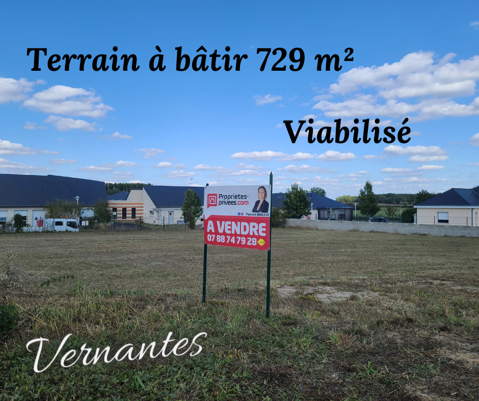 Terrain  - 729m² - VERNANTES