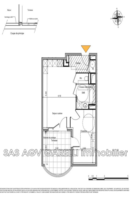 Appartement 2 pièces - 46m² - LA CRAU