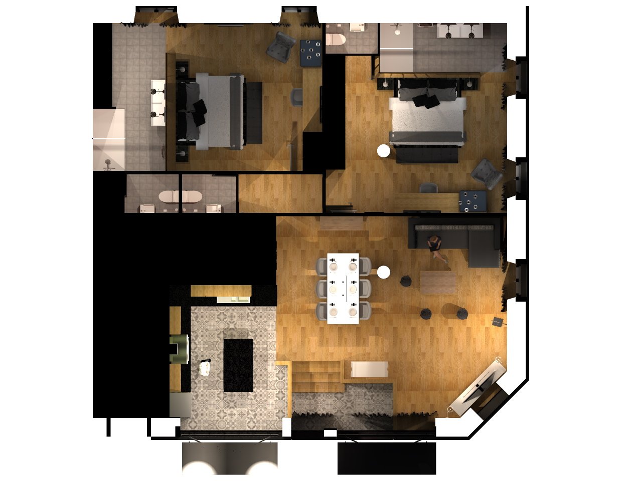 Appartement 5 pièces - 130m² - ST JEAN DE LUZ