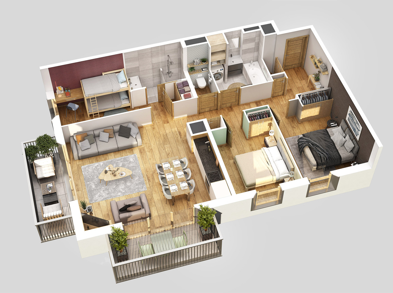 Appartement 4 pièces - 75m² - CHAMONIX MONT BLANC