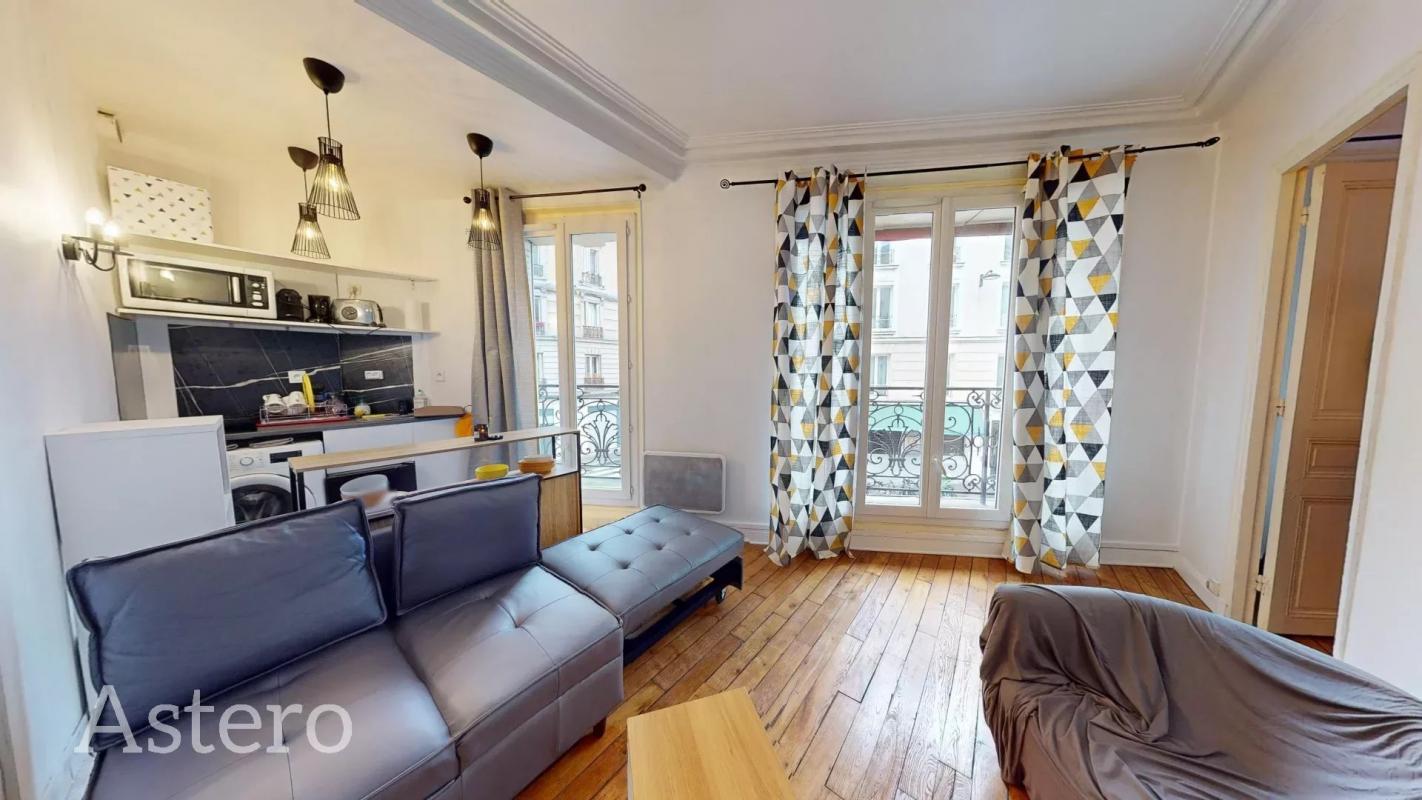 Appartement 2 pièces - 29m² - PARIS  - 18ème