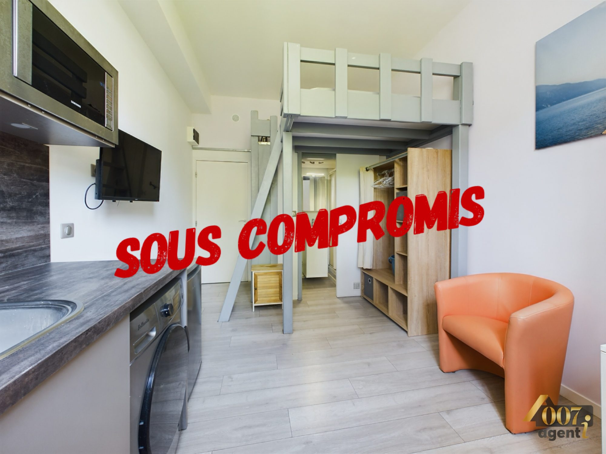Appartement 1 pièce - 13m² - AIX LES BAINS
