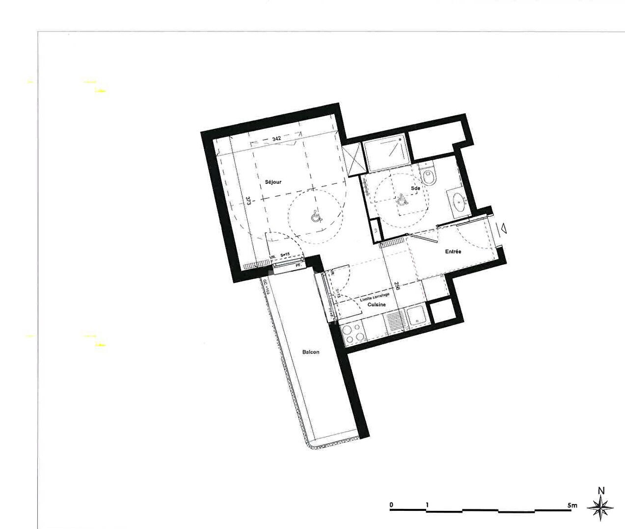 Appartement 1 pièce - 29m²