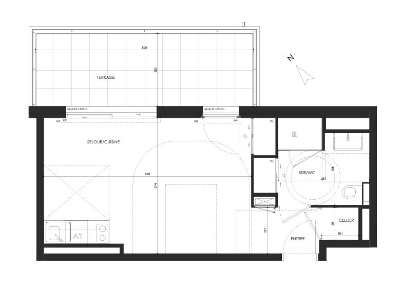 Appartement 1 pièce - 30m² - ST MALO ST MALO