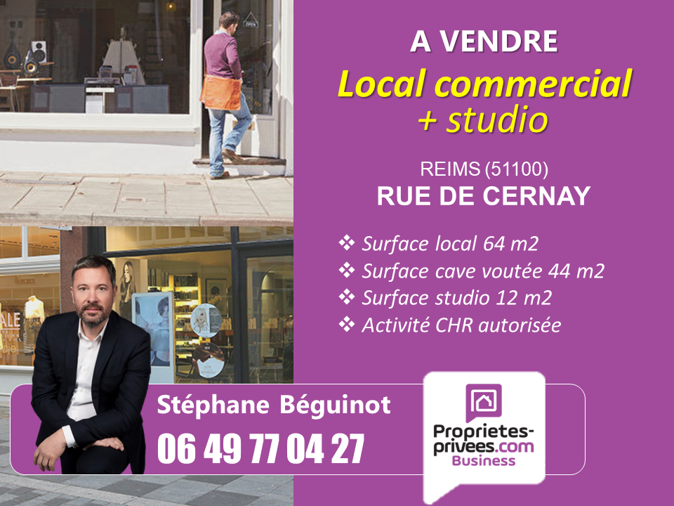 Local commercial  - 64m² - LA NEUVILLETTE