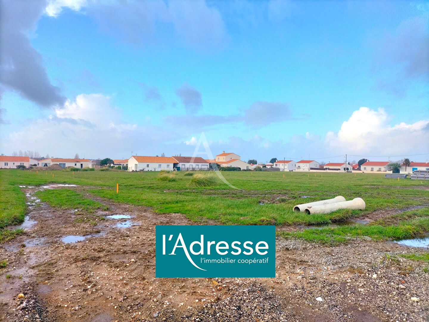 Terrain  - 393m² - BEAUVOIR SUR MER