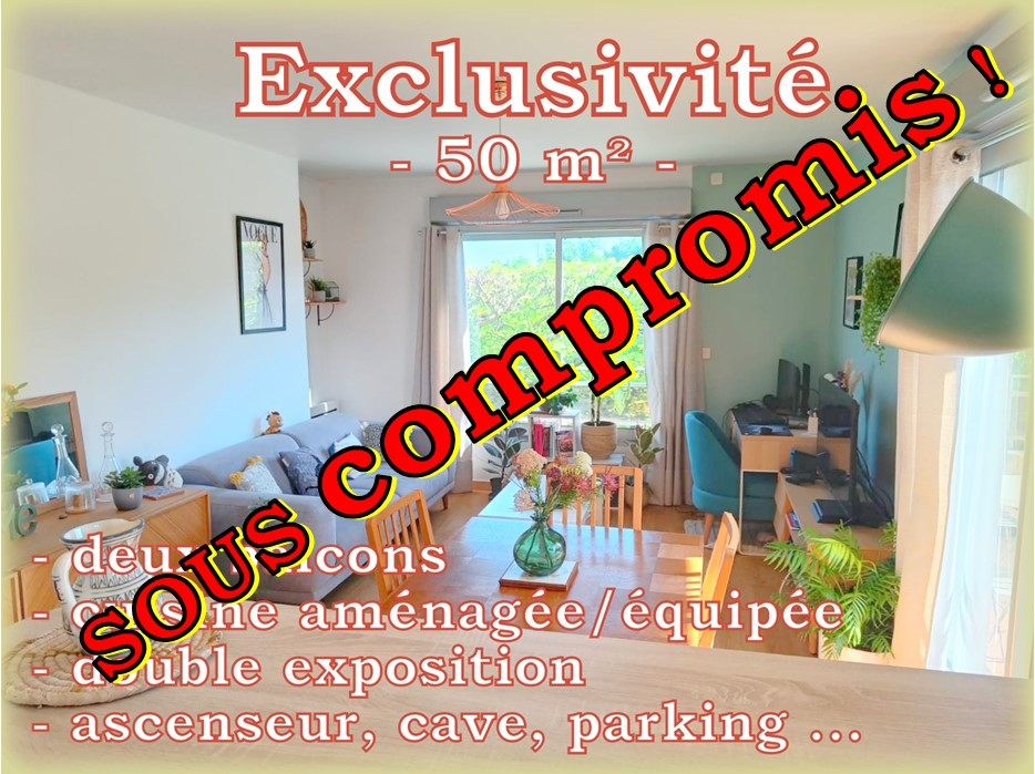 Appartement 2 pièces - 50m²