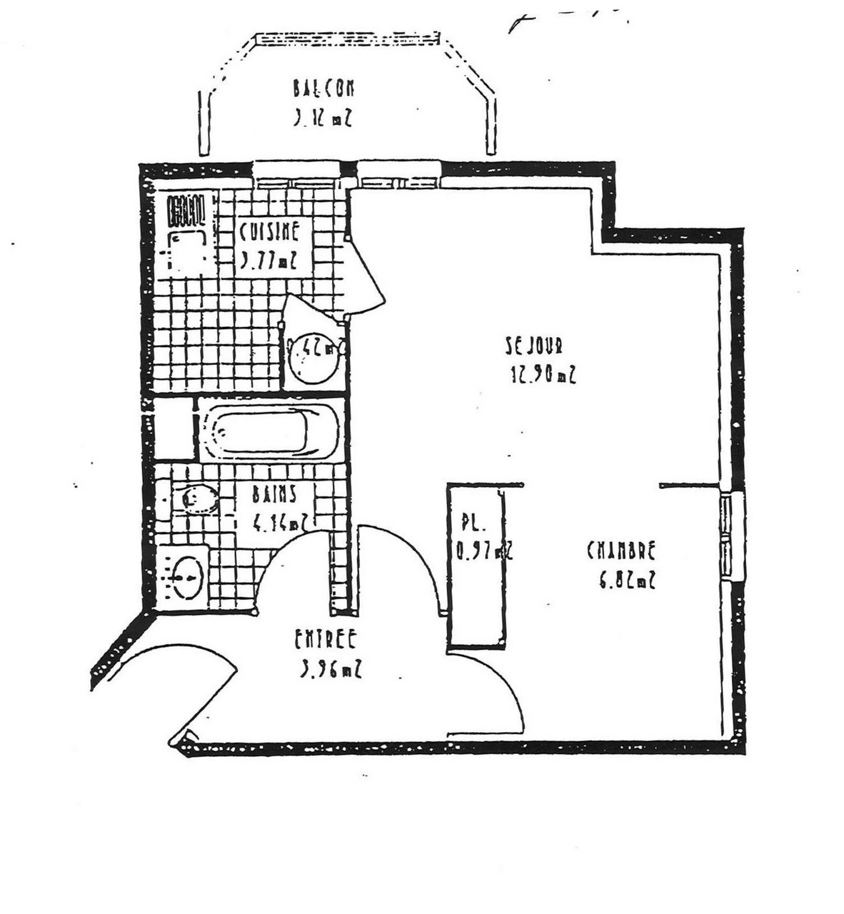Appartement 2 pièces - 32m² - PONTAULT COMBAULT