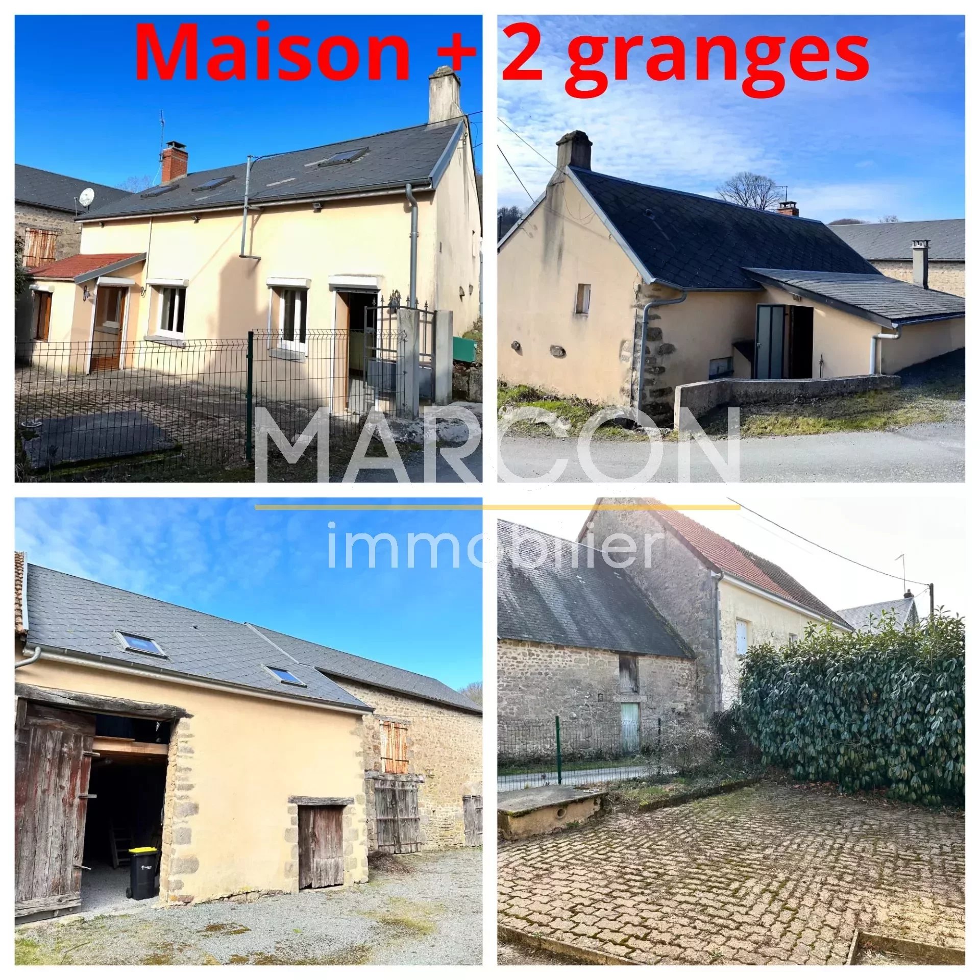 Maison 5 pièces - 95m² - ST SULPICE LE GUERETOIS