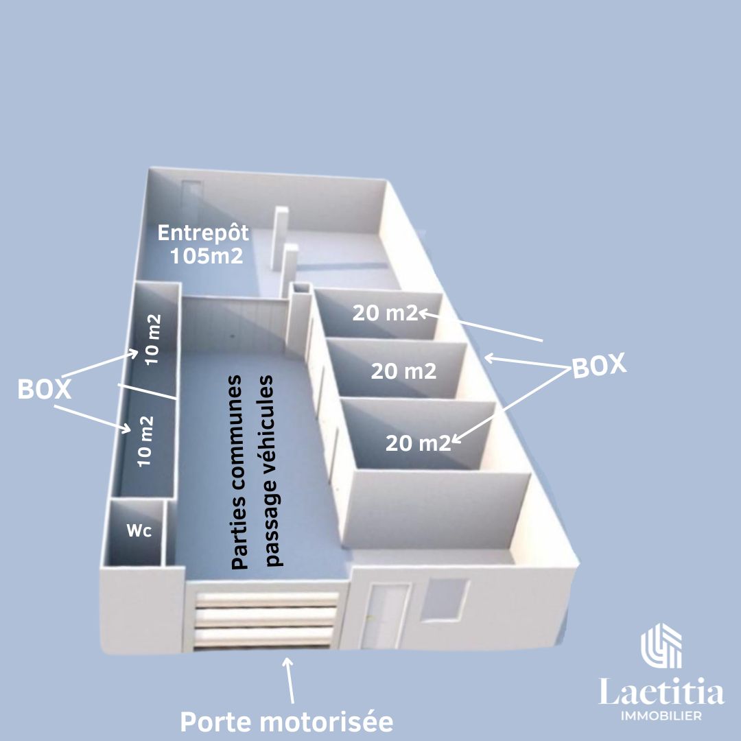 Local industriel  - 20m² - CHAVANOZ