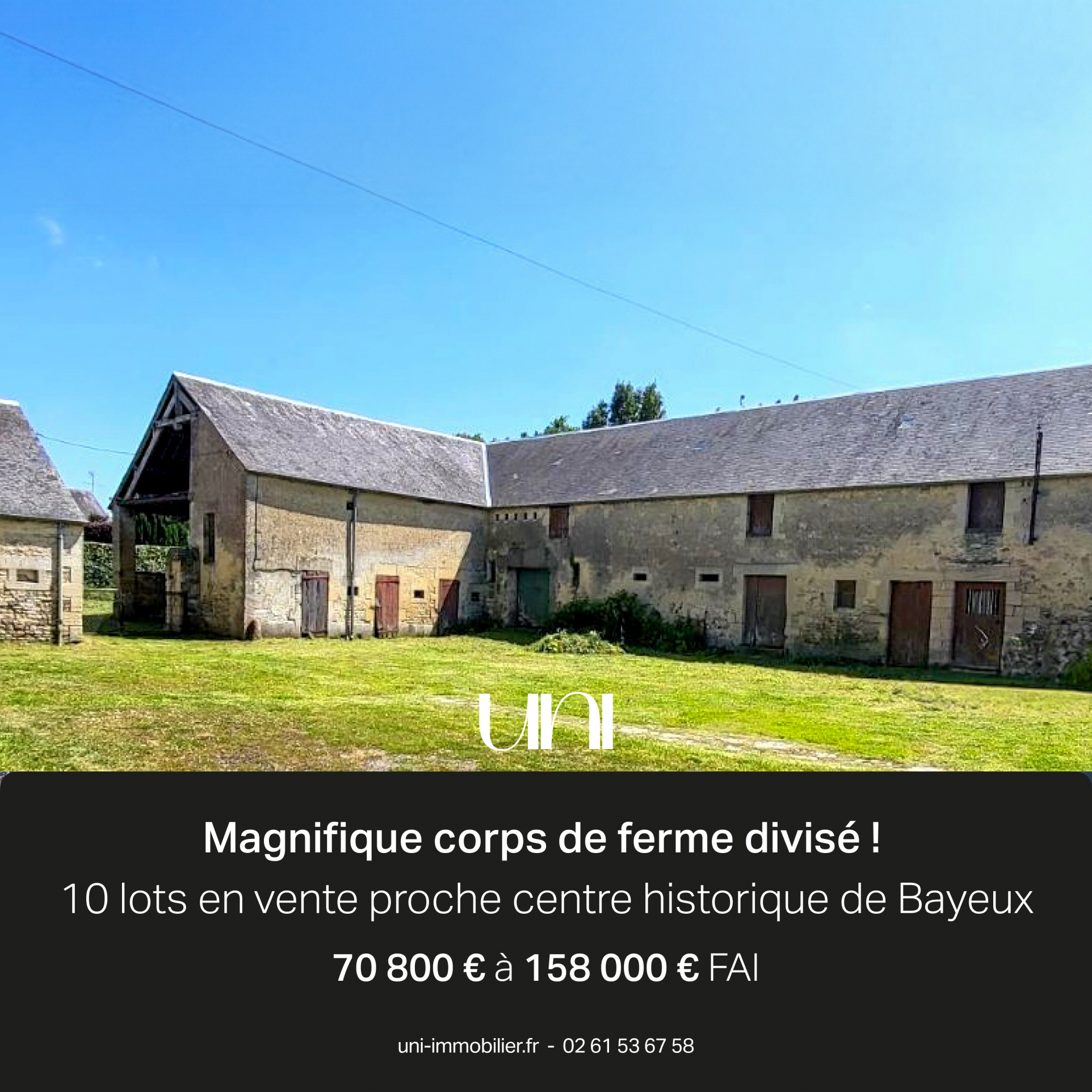 Maison 2 pièces - 96m² - BAYEUX