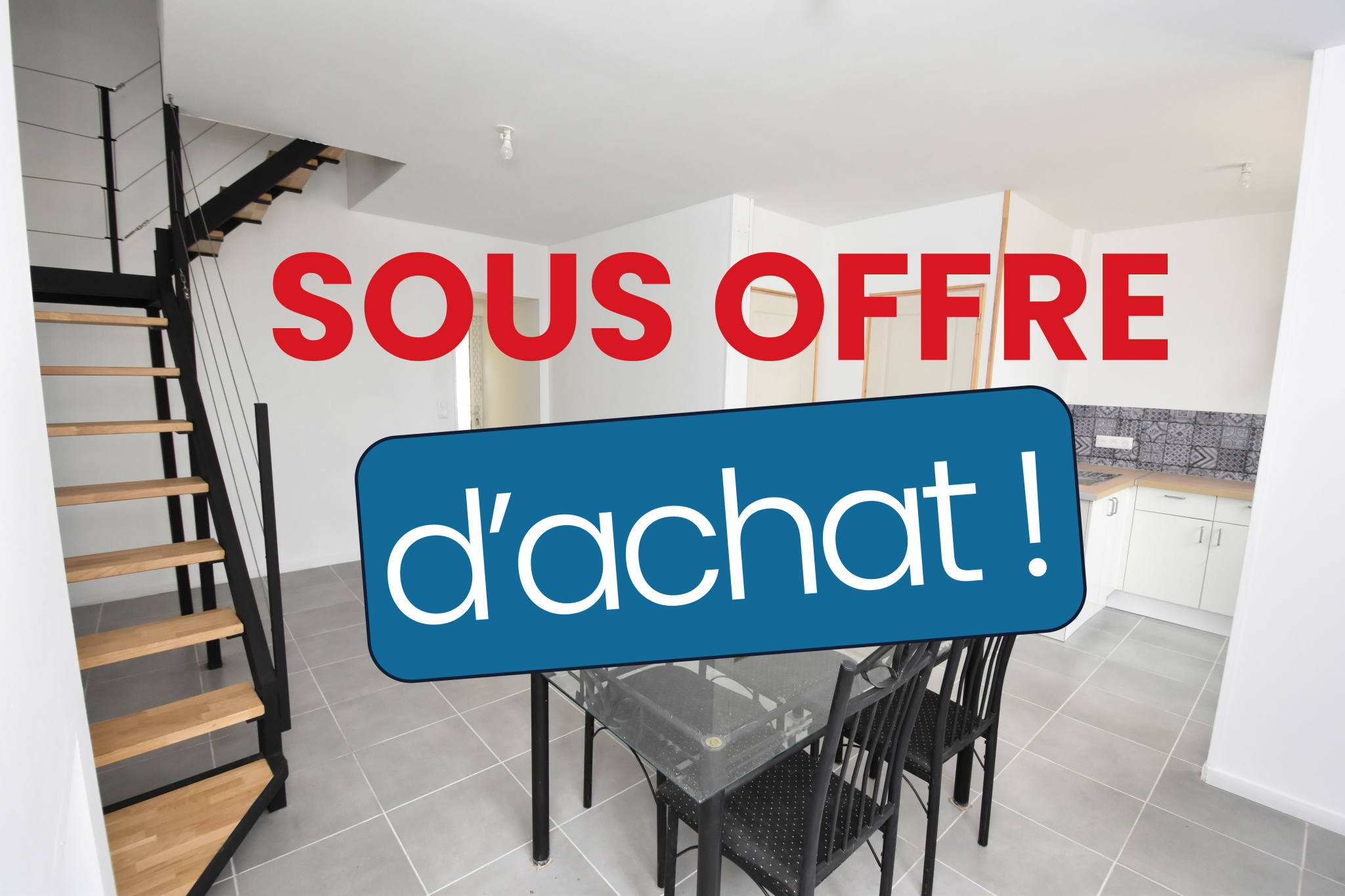 Maison 3 pièces - 54m² - FLIXECOURT