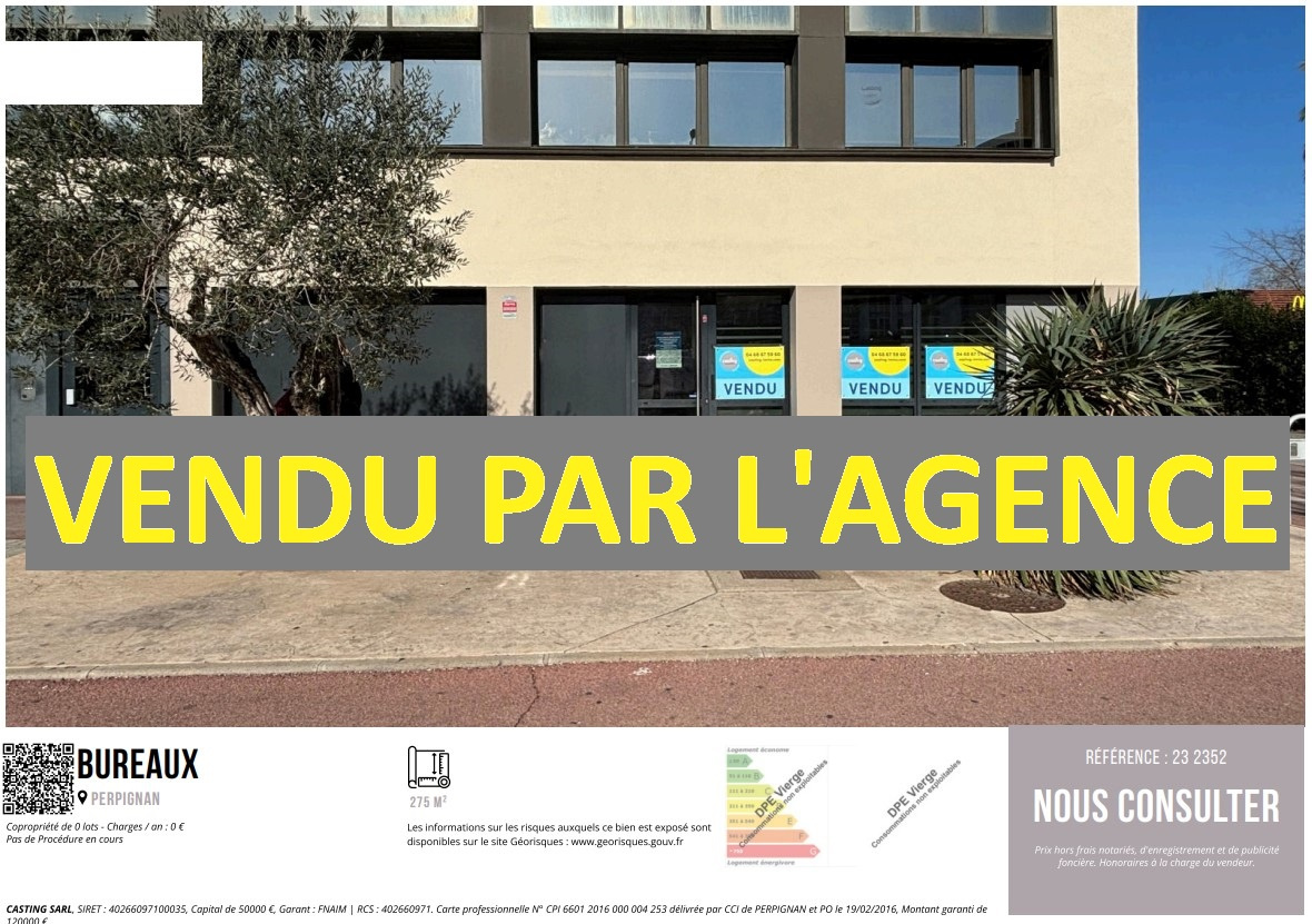 Local Professionnel  - 275m² - PERPIGNAN