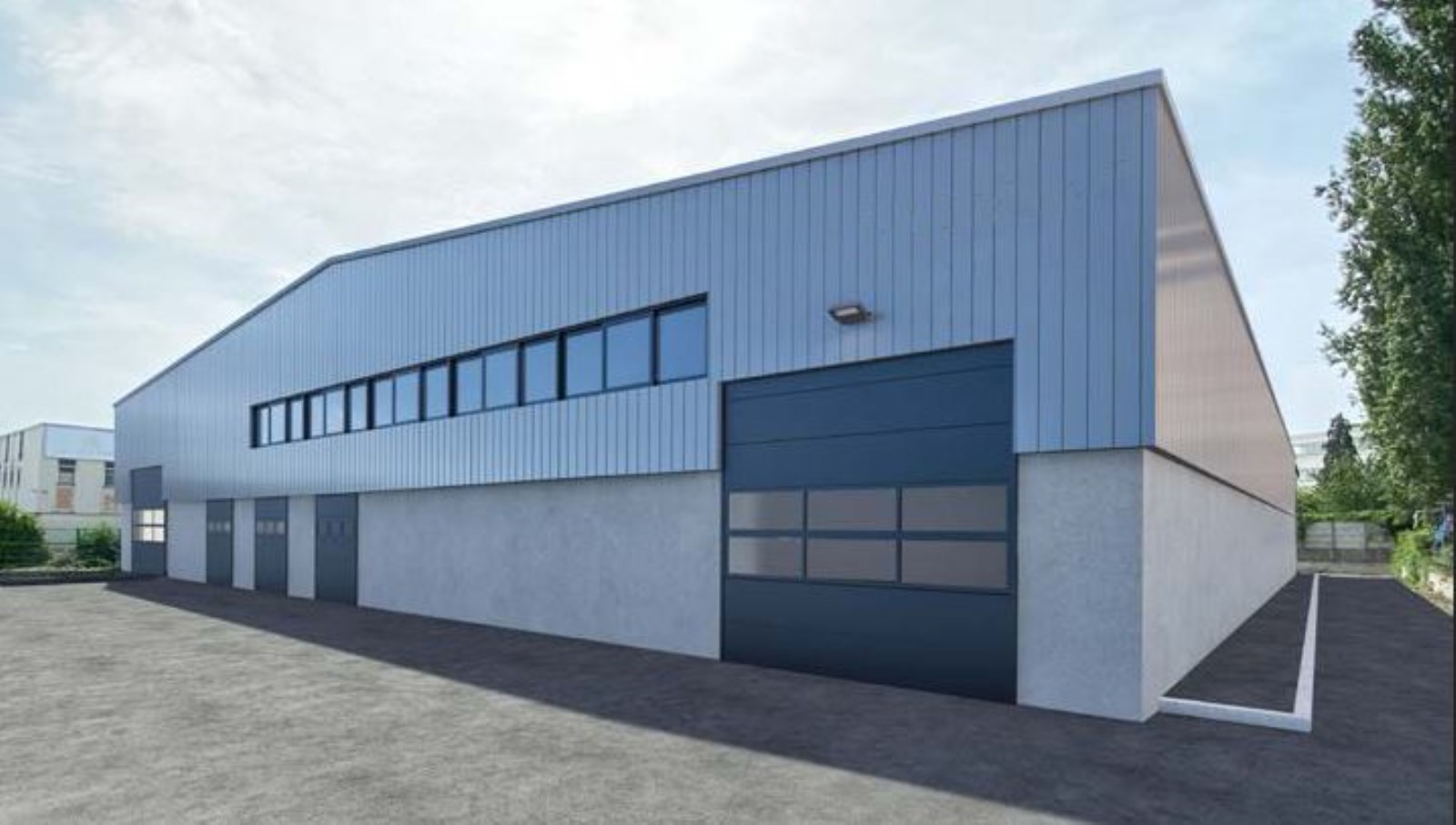 Local industriel  - 2 505m²