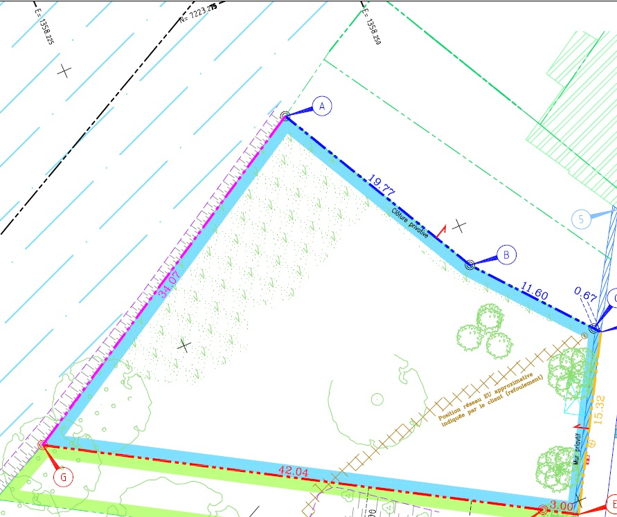 Terrain  - 863m²