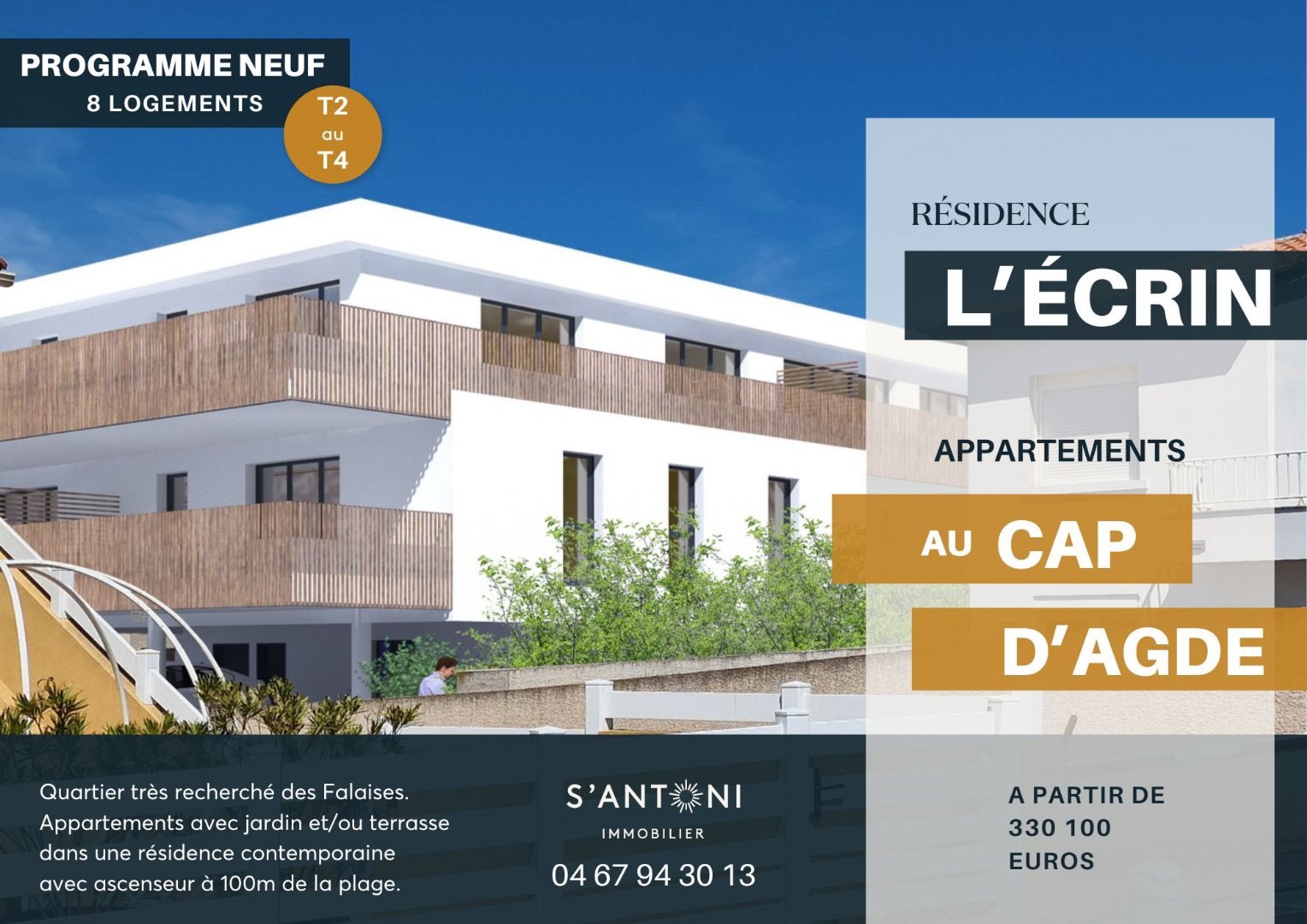 Appartement 3 pièces - 63m² - LE CAP D AGDE