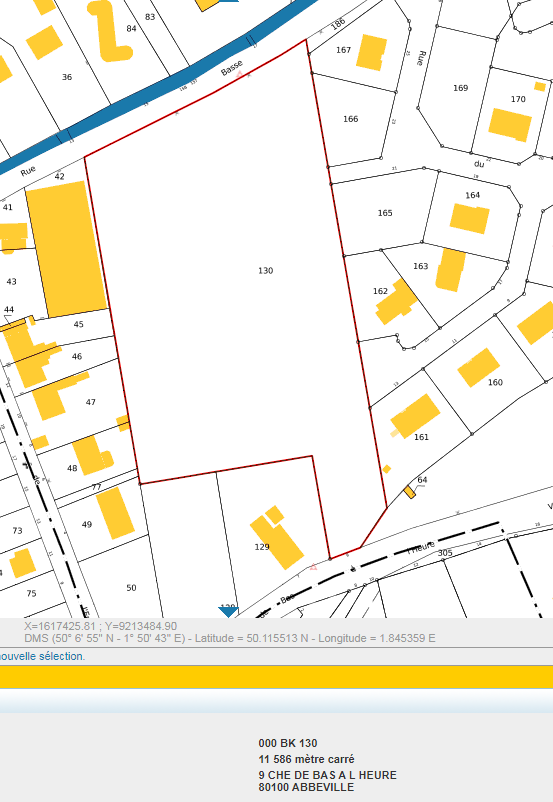 Terrain  - 11 700m² - ABBEVILLE