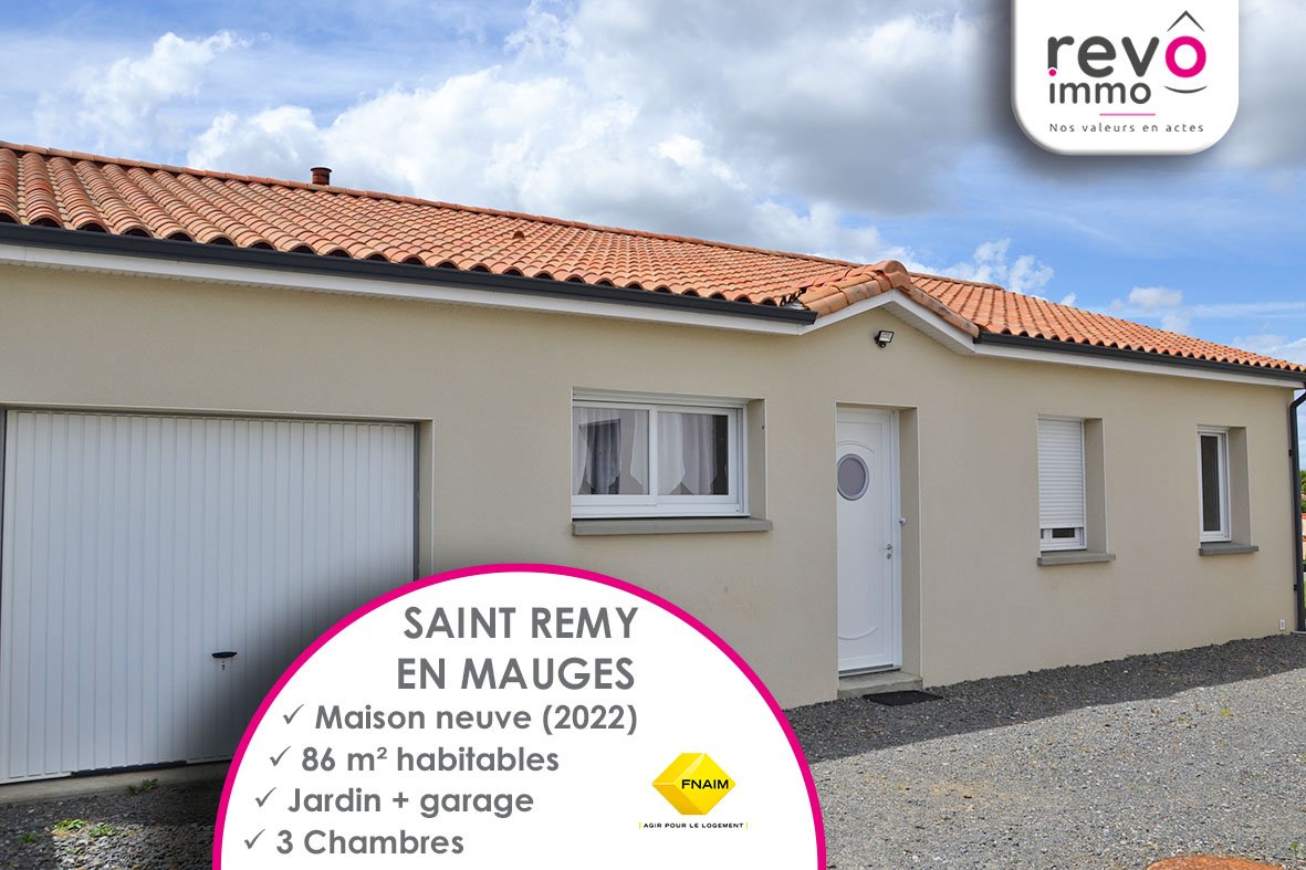 Maison 4 pièces - 86m² - ST REMY EN MAUGES