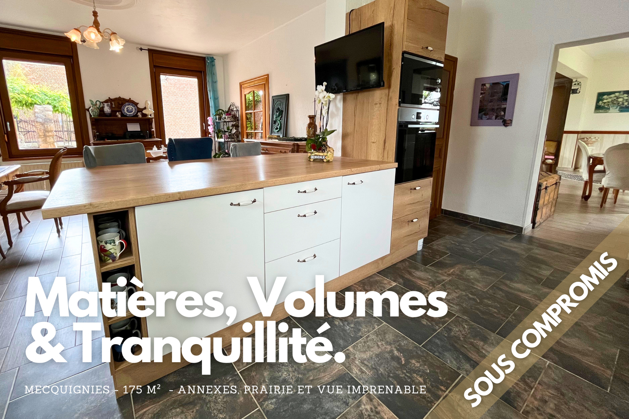 Maison 7 pièces - 175m² - MECQUIGNIES