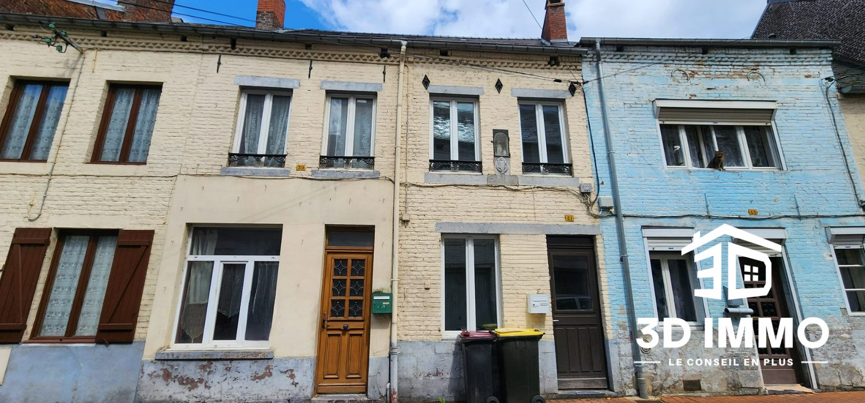 Maison 9 pièces - 141m² - AVESNES SUR HELPE