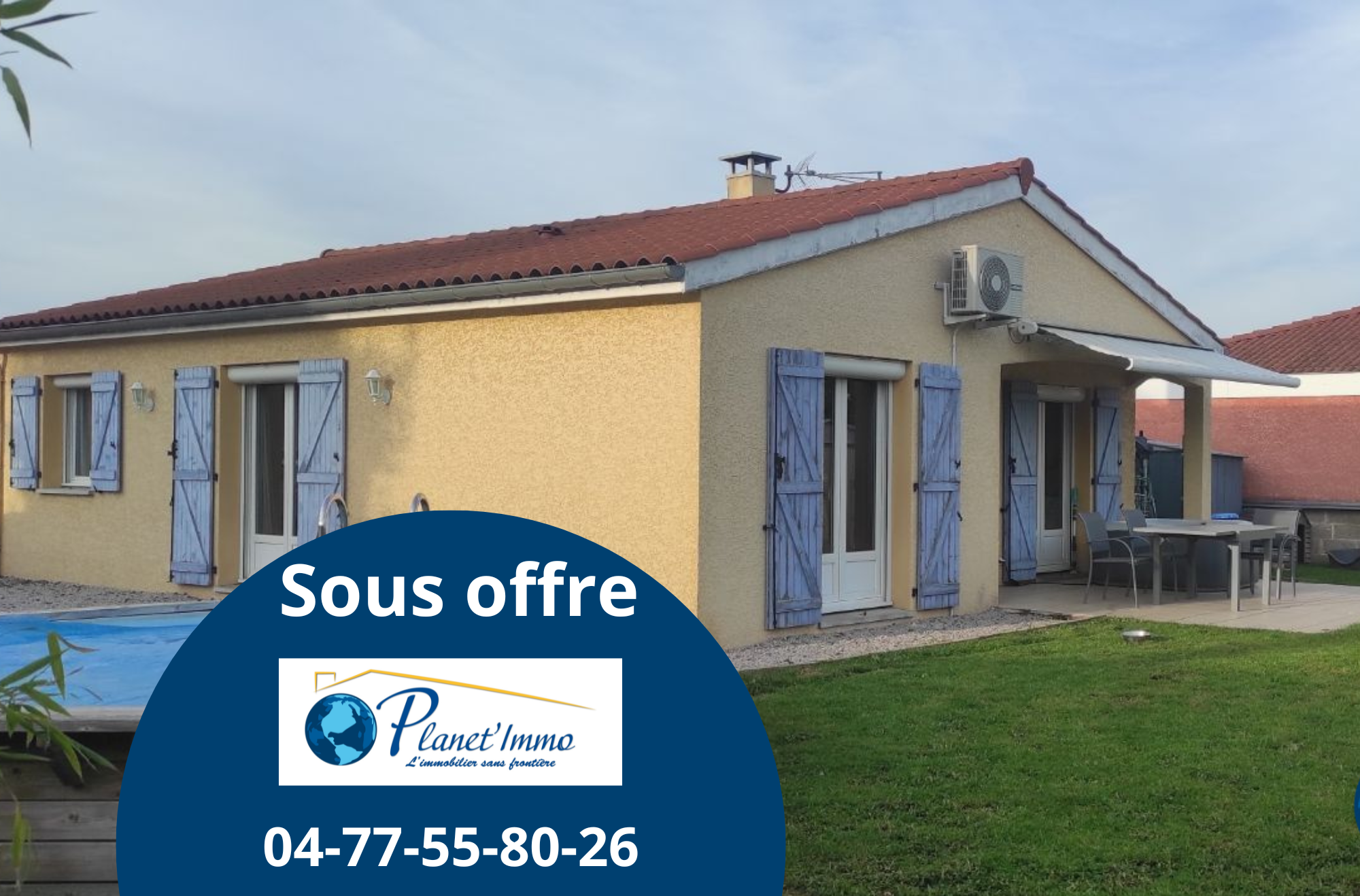 Maison 4 pièces - 105m² - SURY LE COMTAL