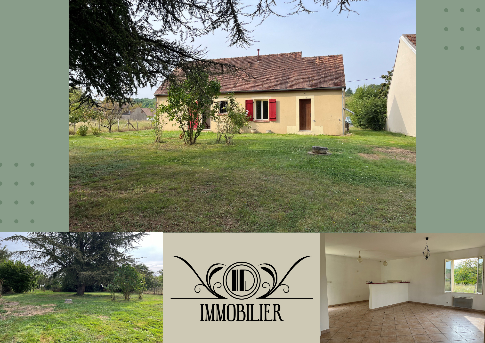 Maison 3 pièces - 64m² - ST FIRMIN SUR LOIRE