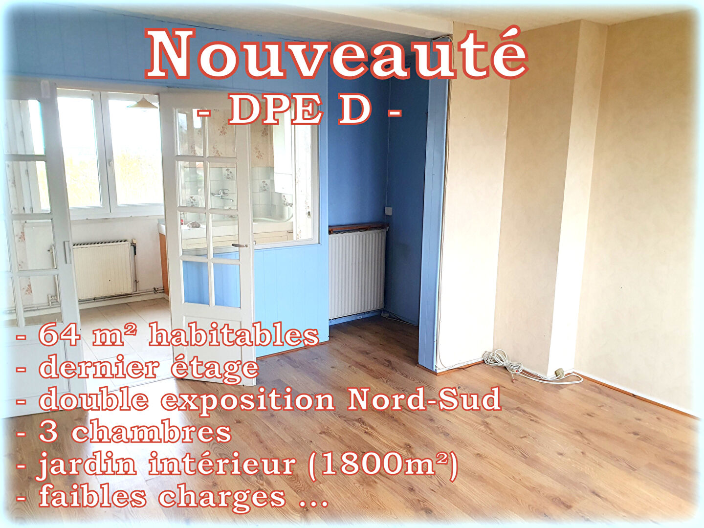 Appartement 4 pièces - 64m²