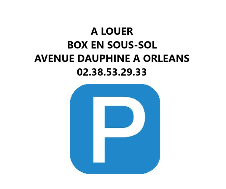 Parking  - ORLEANS