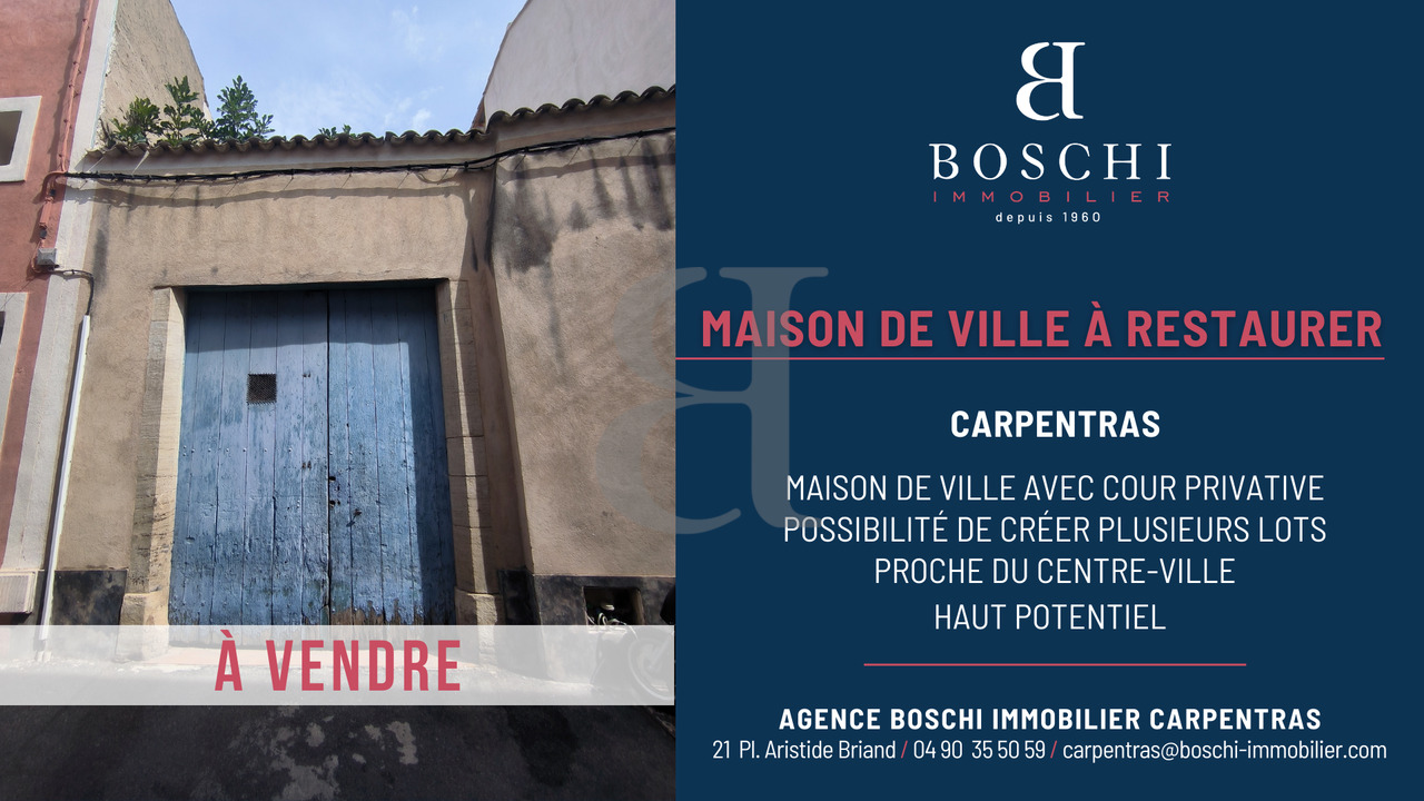 Maison 4 pièces - 120m² - CARPENTRAS