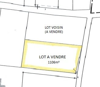 Terrain  - 1 106m² - BOURG CHARENTE